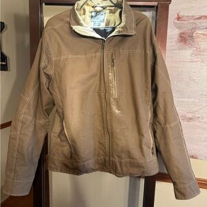 Kuhl Men's Tan Lightweight Jacket like new worn twice!